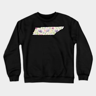 Tennessee Silhouette Florals Crewneck Sweatshirt